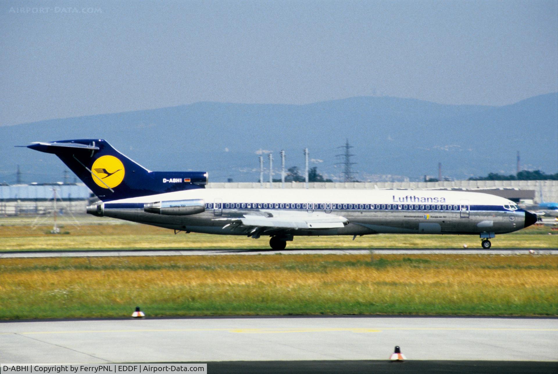 D-ABHI, 1972 Boeing 727-230 C/N 20560, Lufthansa B727 landing
