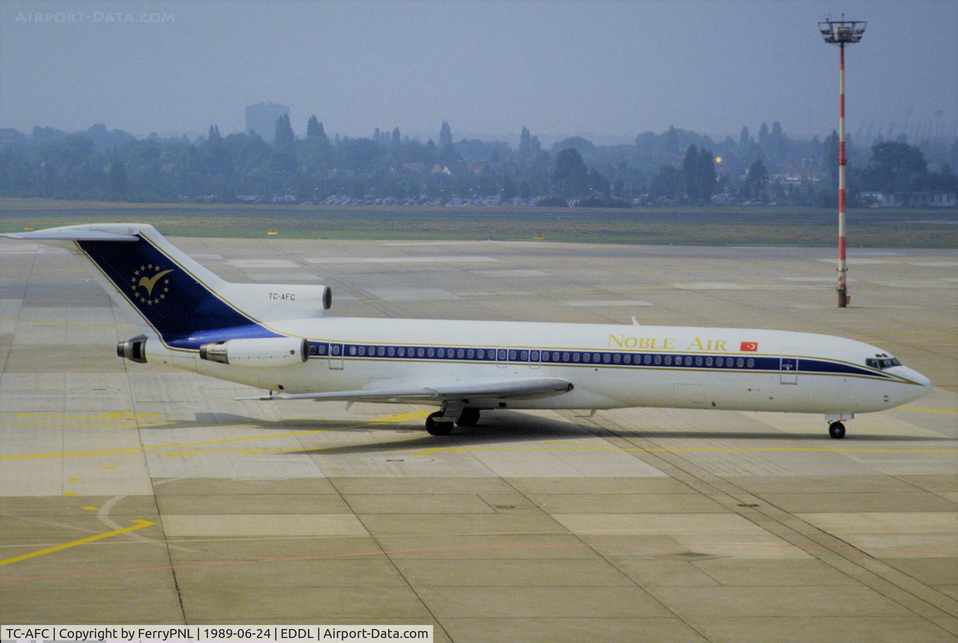 TC-AFC, 1969 Boeing 727-228 C/N 19863, Noble Air B727 in DUS