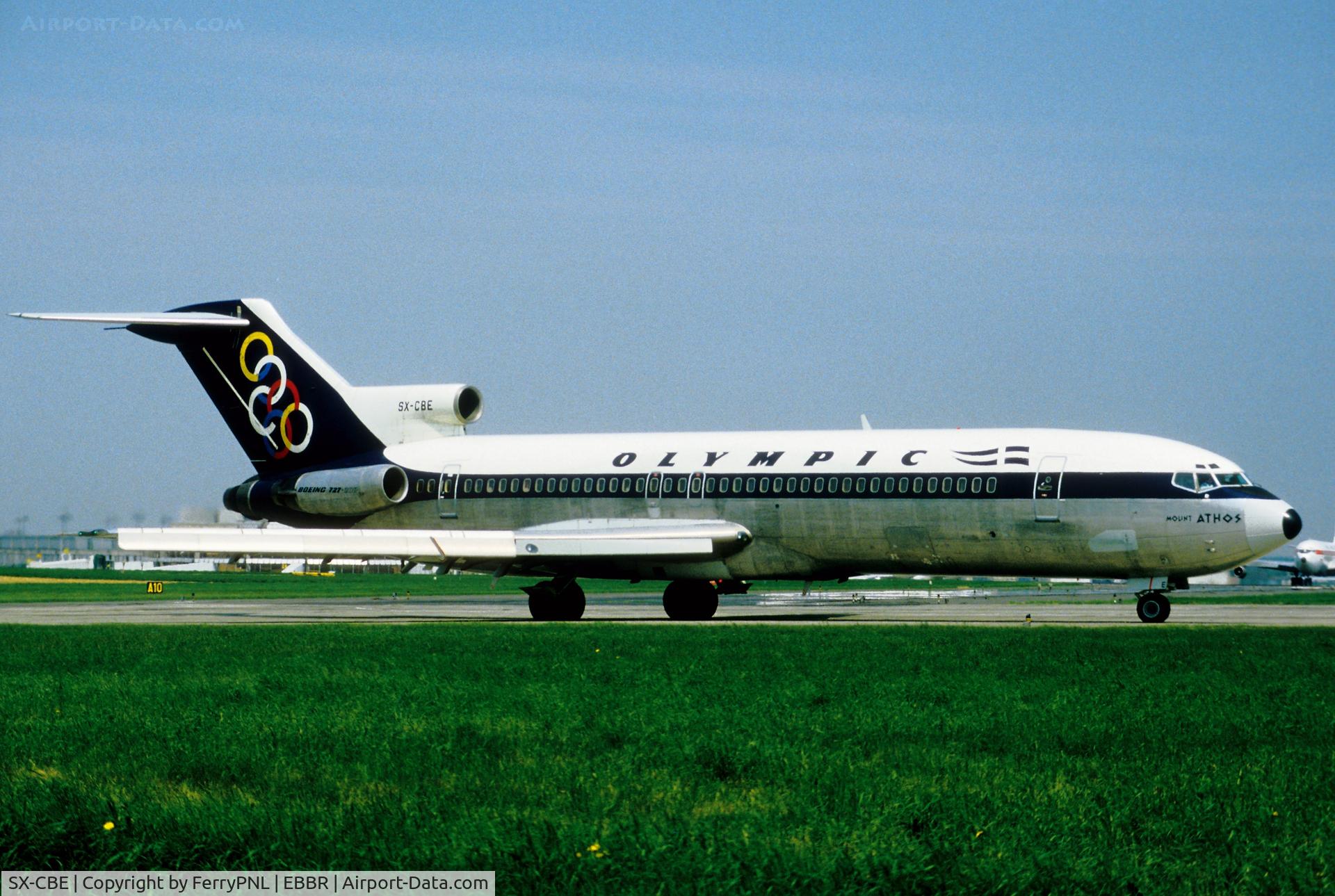 SX-CBE, 1969 Boeing 727-284 C/N 20201/765, Olympic B727 about to line-up