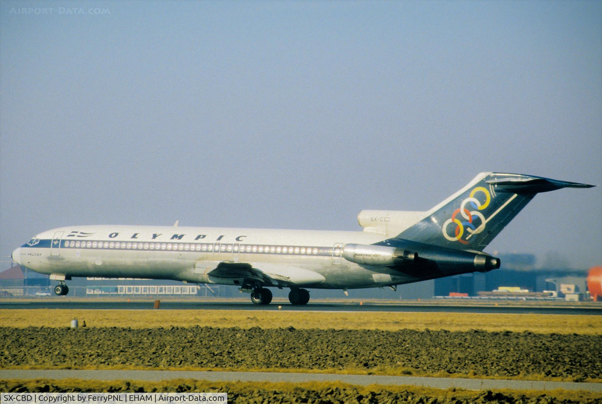 SX-CBD, 1969 Boeing 727-284 C/N 20006, Olympic B727 taking-off