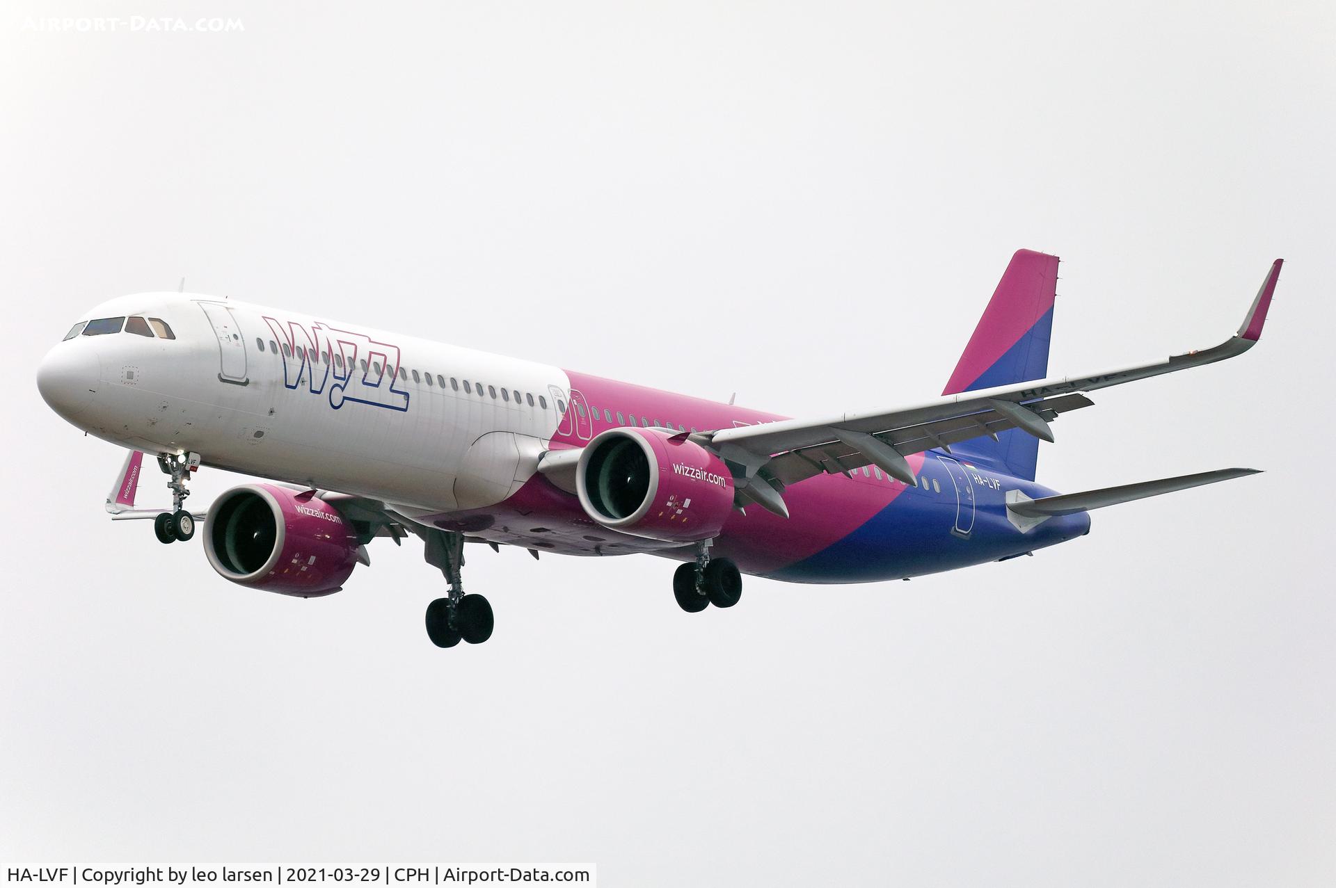 HA-LVF, 2019 Airbus A321-271NX C/N 8966, Copenhagen 29.3.2021