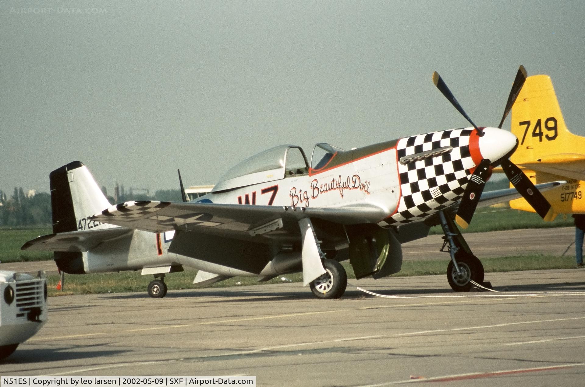 N51ES, 1944 North American P-51D Mustang C/N 122-31360, Berlin ILA 9.5.2002