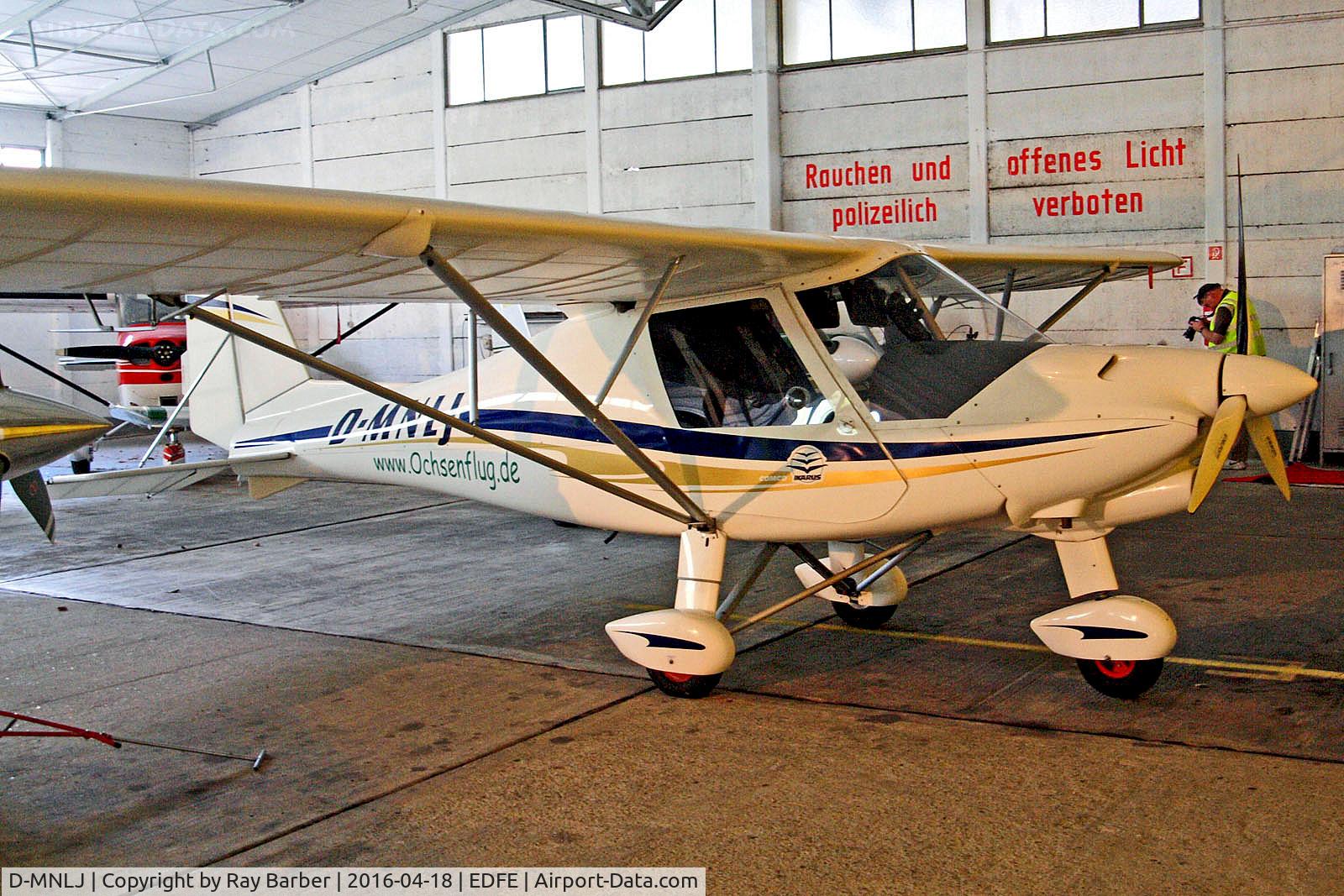 D-MNLJ, 2012 Comco Ikarus C-42C Cyclone C/N 1212-7243, D-MNLJ   Comco Ikarus C-42C Cyclone [1212-7243] Egelsbach~D 18/04/2016