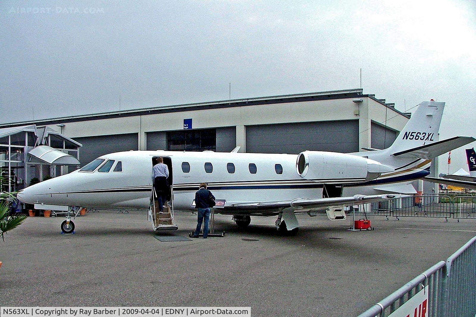 N563XL, 2008 Cessna 560XL Citation XLS+ C/N 560-6003, N563XL   Cessna Citation XLS+ [560-6003] (Cessna Aircraft Co) Friedrichshafen~D 04/04/2009