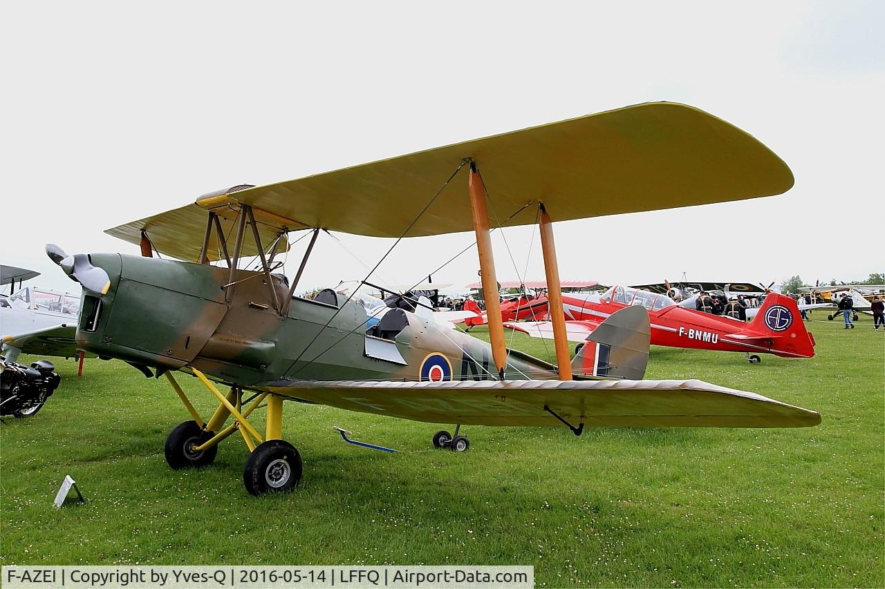 F-AZEI, 1941 De Havilland DH-82A Tiger Moth II C/N 84882, De Havilland DH-82A Tiger Moth II, Static display, La Ferté-Alais Airfield (LFFQ) Air Show 2016