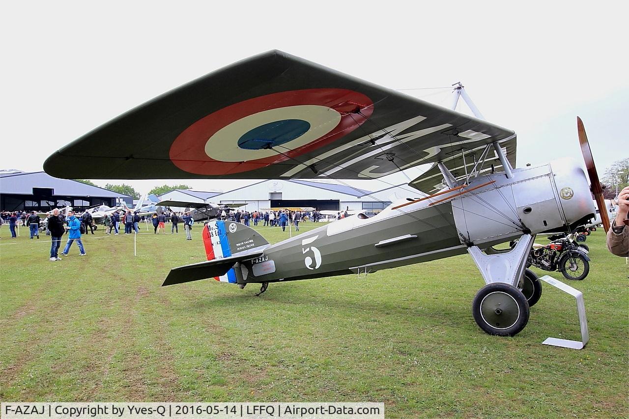 F-AZAJ, 1927 Morane-Saulnier MS-138EP-2 C/N 3220/138, Morane-Saulnier MS-138EP-2, Static display, La Ferté-Alais Airfield (LFFQ) Air show 2016