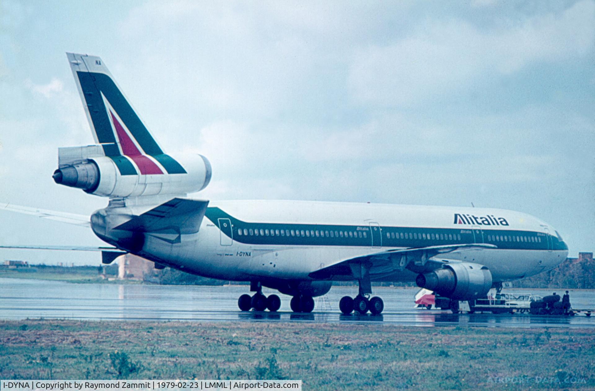 I-DYNA, 1973 Douglas DC-10-30 C/N 47861, DC-10 I-DYNA Alitalia