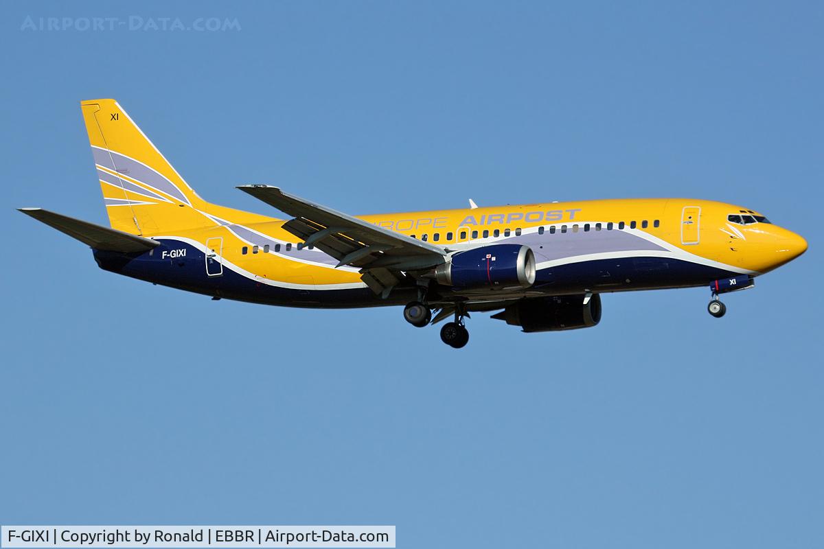 F-GIXI, 1987 Boeing 737-348F C/N 23809, at bru