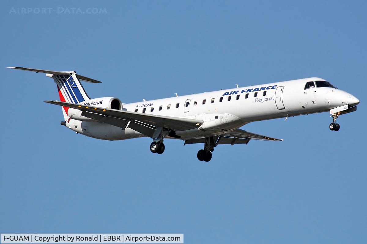F-GUAM, 2000 Embraer ERJ-145LR (EMB-145LR) C/N 145266, at bru