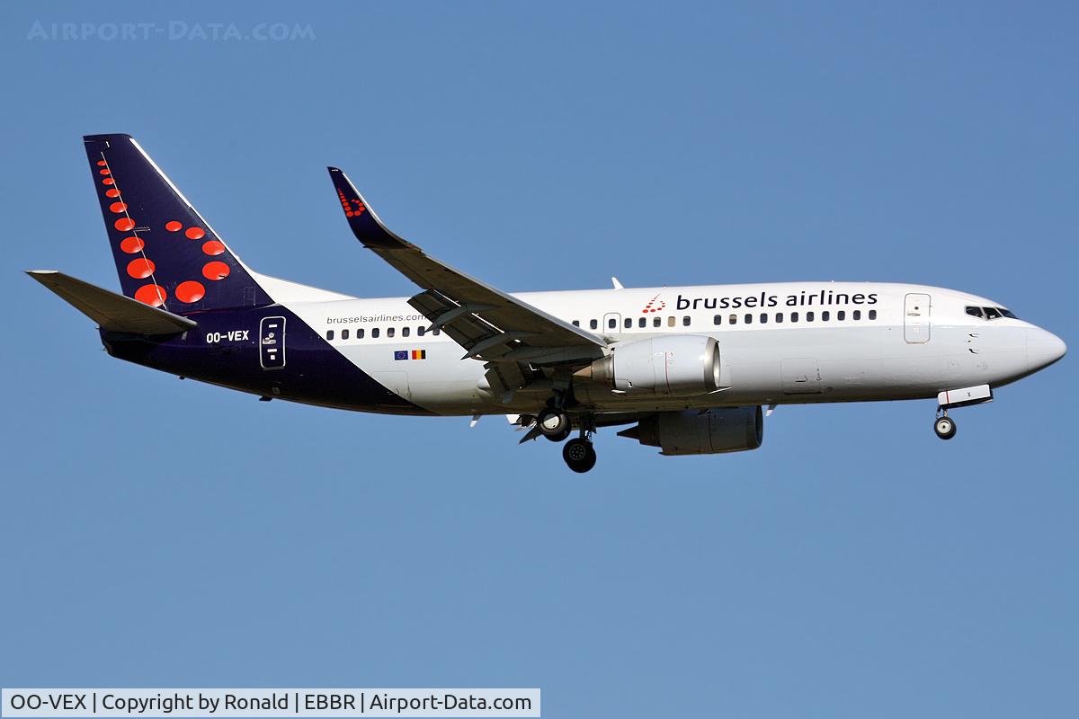 OO-VEX, 1997 Boeing 737-36N C/N 28670, at bru