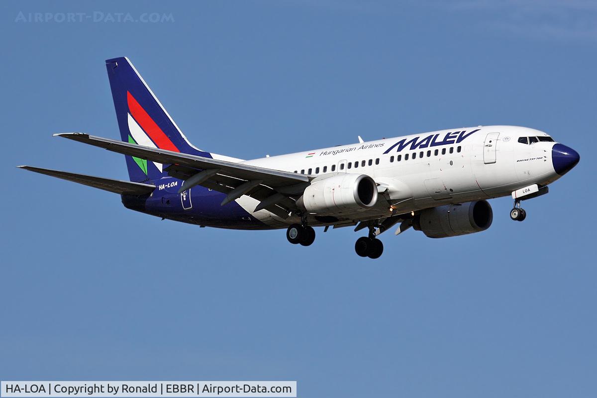 HA-LOA, 2003 Boeing 737-7Q8 C/N 28254, at bru