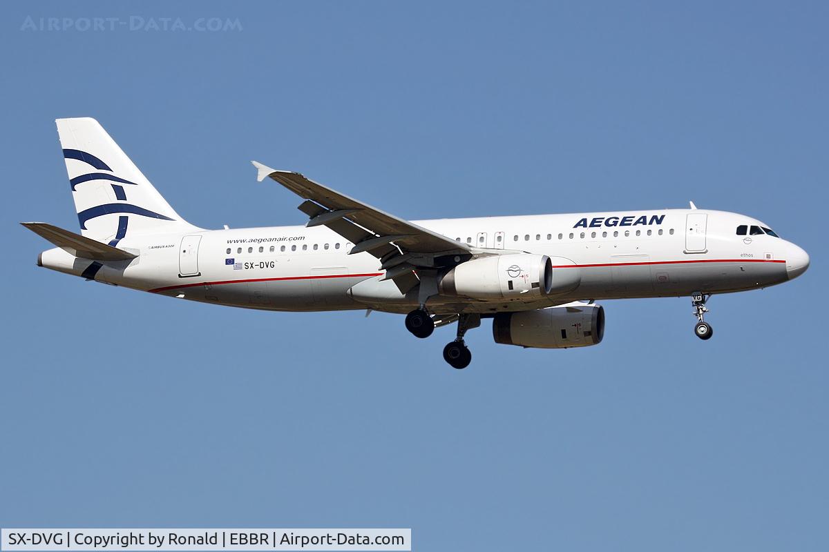 SX-DVG, 2006 Airbus A320-232 C/N 3033, at bru