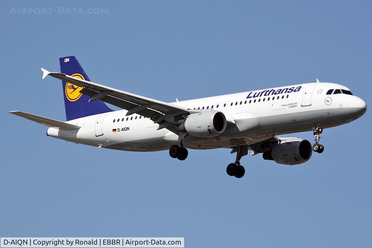 D-AIQN, 1991 Airbus A320-211 C/N 0269, at bru