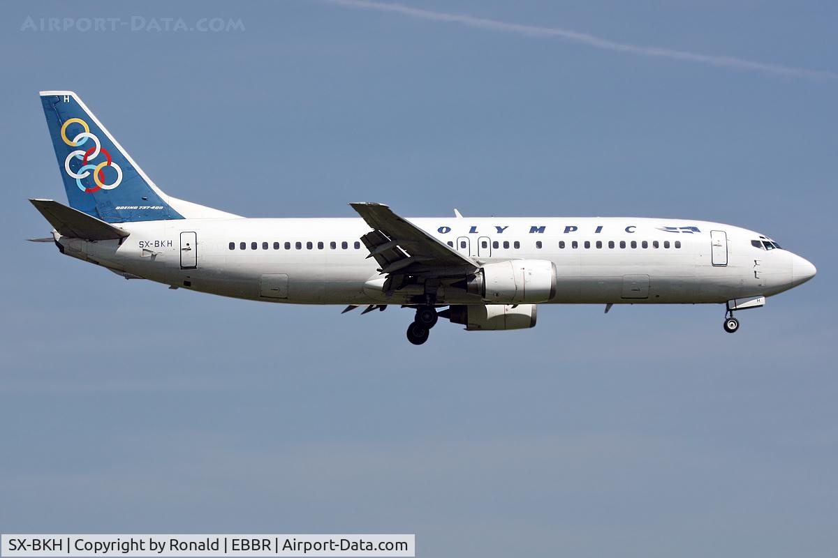 SX-BKH, 1990 Boeing 737-4Q8 C/N 24703, at bru