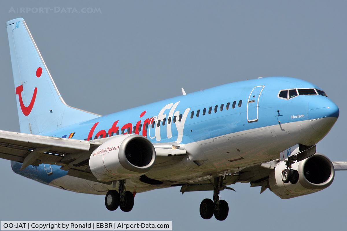 OO-JAT, 1990 Boeing 737-5K5 C/N 24927, at bru