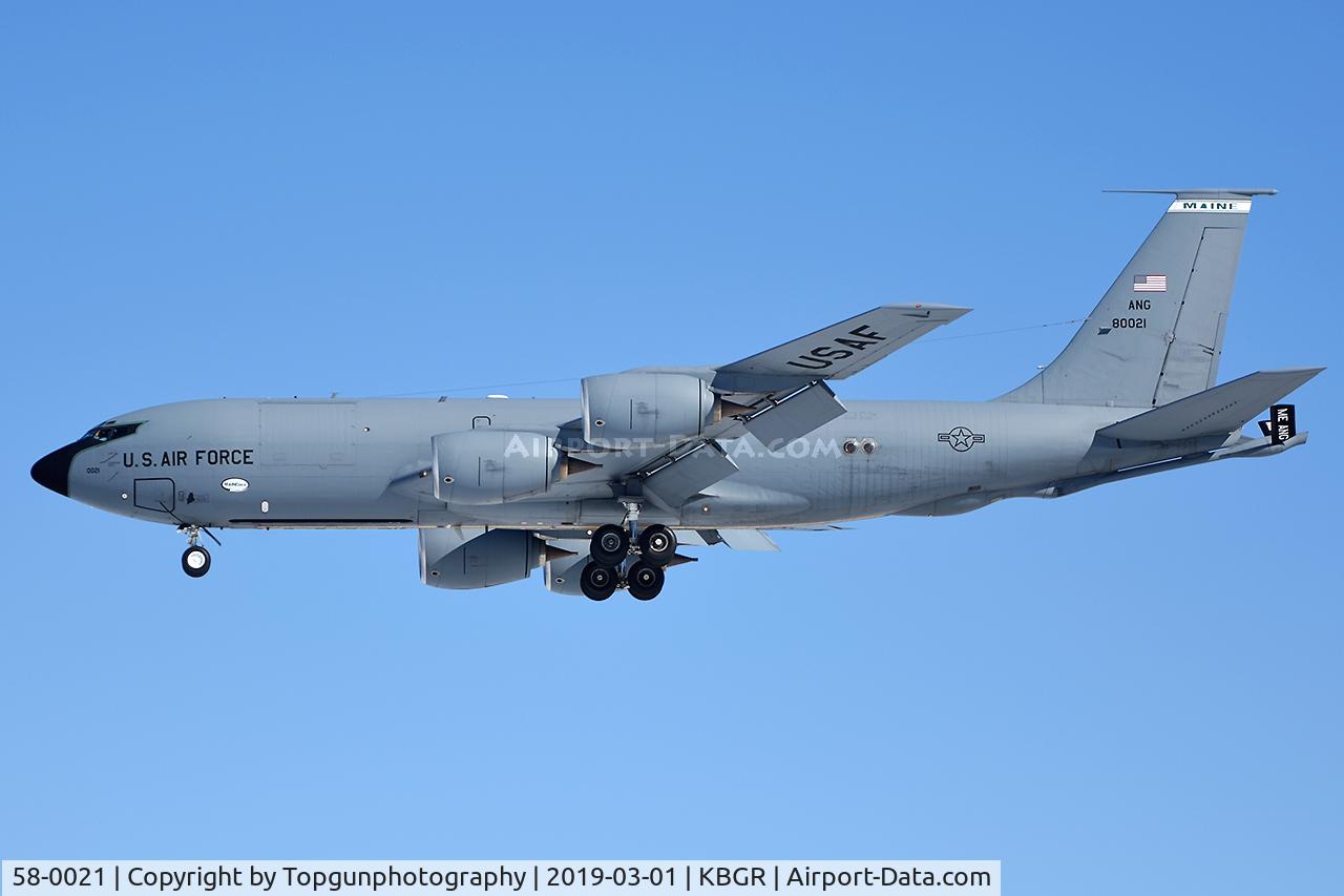 58-0021, 1958 Boeing KC-135R Stratotanker C/N 17766, MAINE86