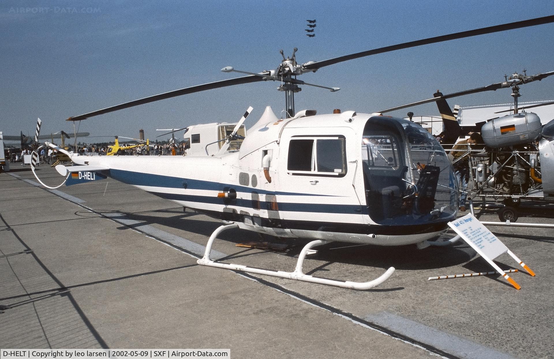 D-HELT, 1959 Agusta AB-47J Ranger C/N 1058, Berlin ILA 9.5.2002