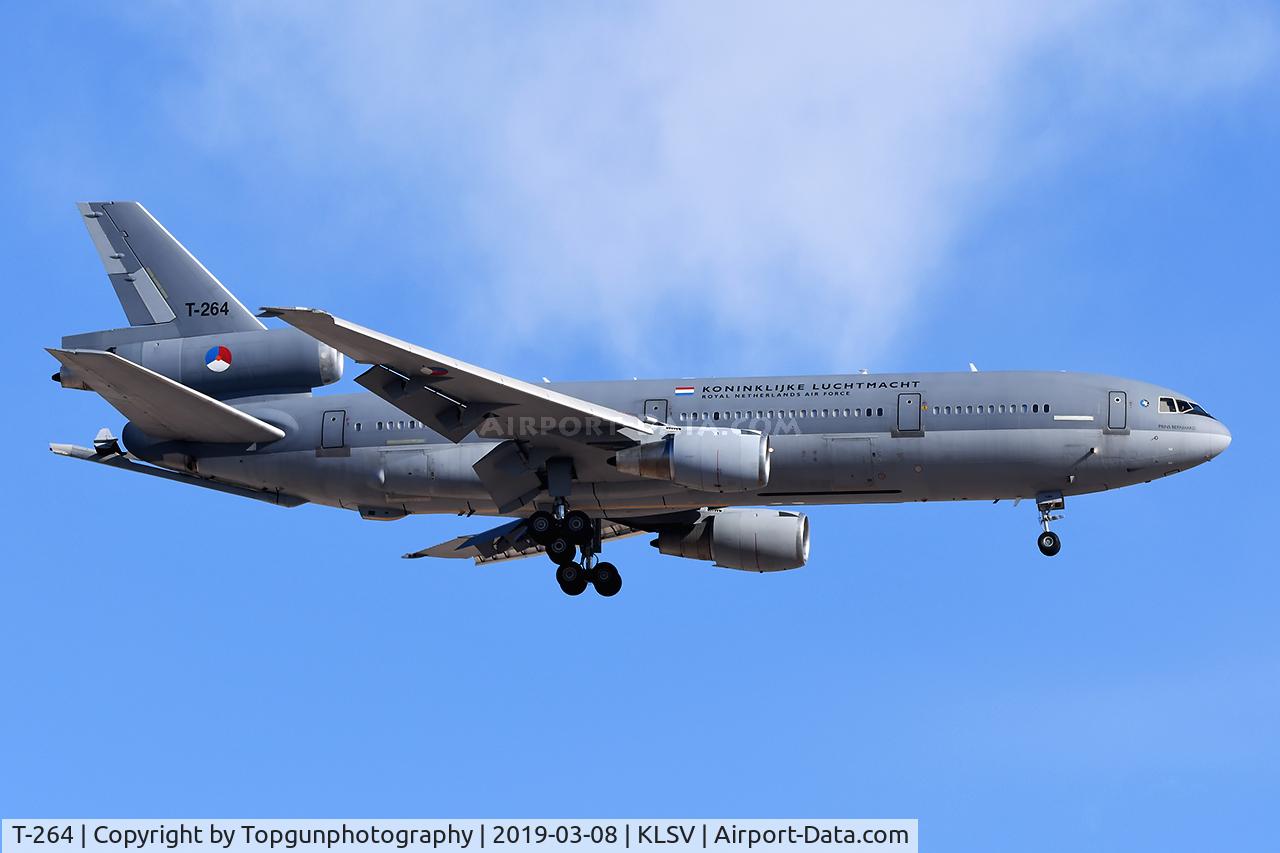T-264, 1978 McDonnell Douglas KDC-10-30CF C/N 46985, returning from Red Flag mission 19-2
