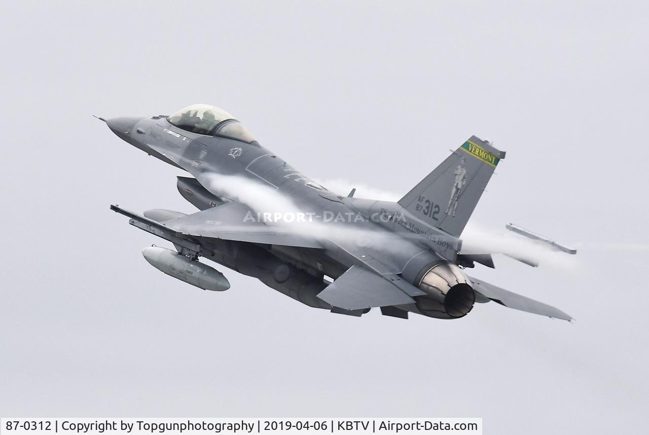 87-0312, 1986 General Dynamics F-16C-30-CF C/N 5C-573, Viper Out Ceremony, the 158th FW sends off it's last 4 F-16's to the NJ ANG to make way for their F-35A's
