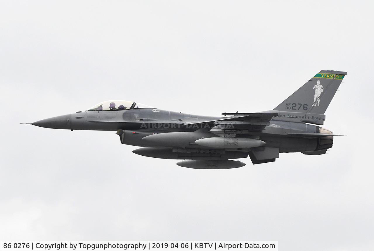 86-0276, 1986 General Dynamics F-16C Fighting Falcon C/N 5C-382, Viper Out, off to the NJ AG