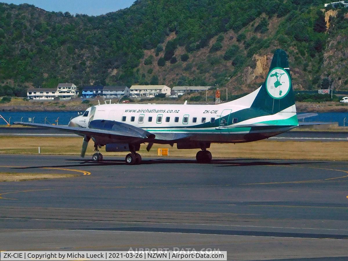 ZK-CIE, 1957 Convair CV-580 C/N 399, At Wellington