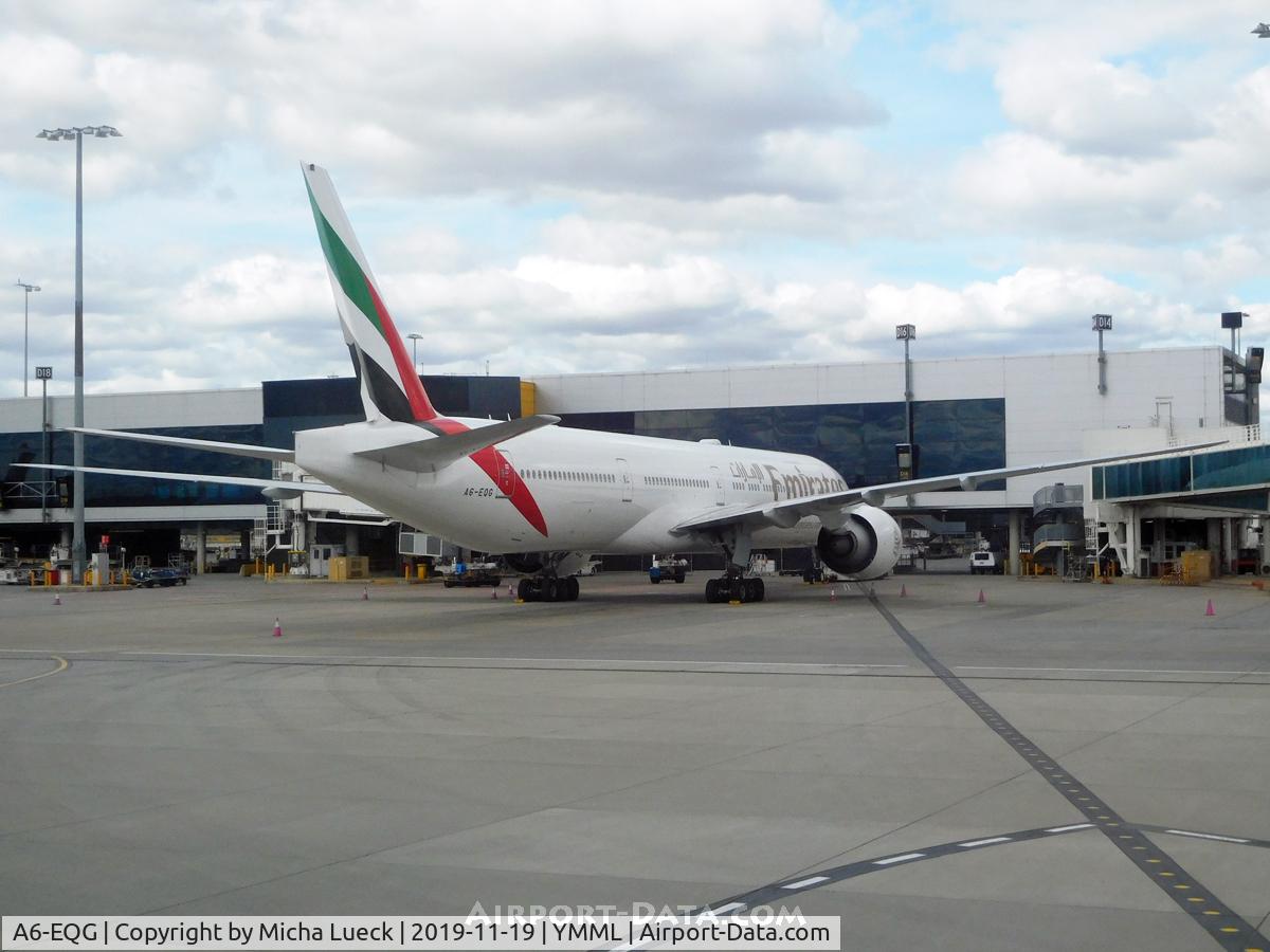 A6-EQG, 2017 Boeing 777-31H/ER C/N 42352, At Tullamarine