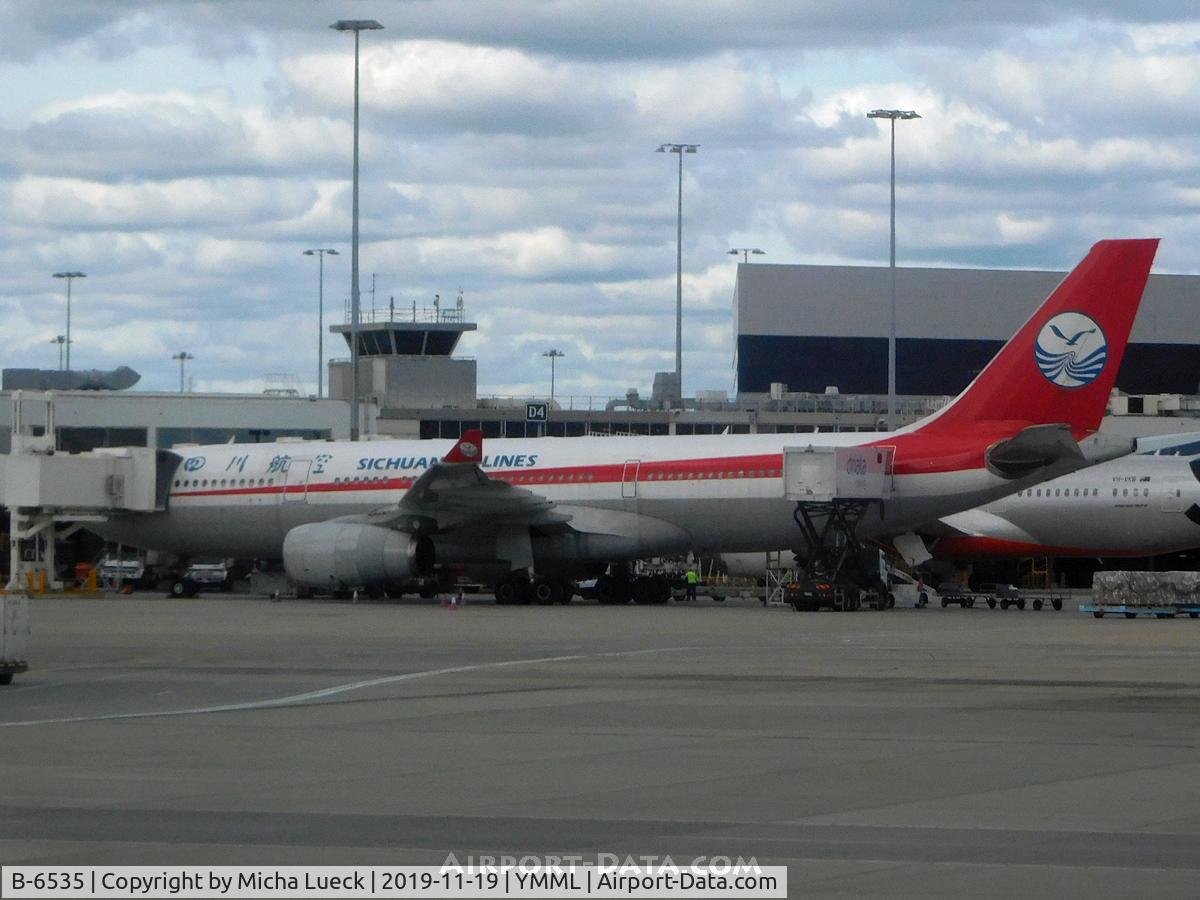 B-6535, 2011 Airbus A330-243 C/N 1241, At Tullamarine