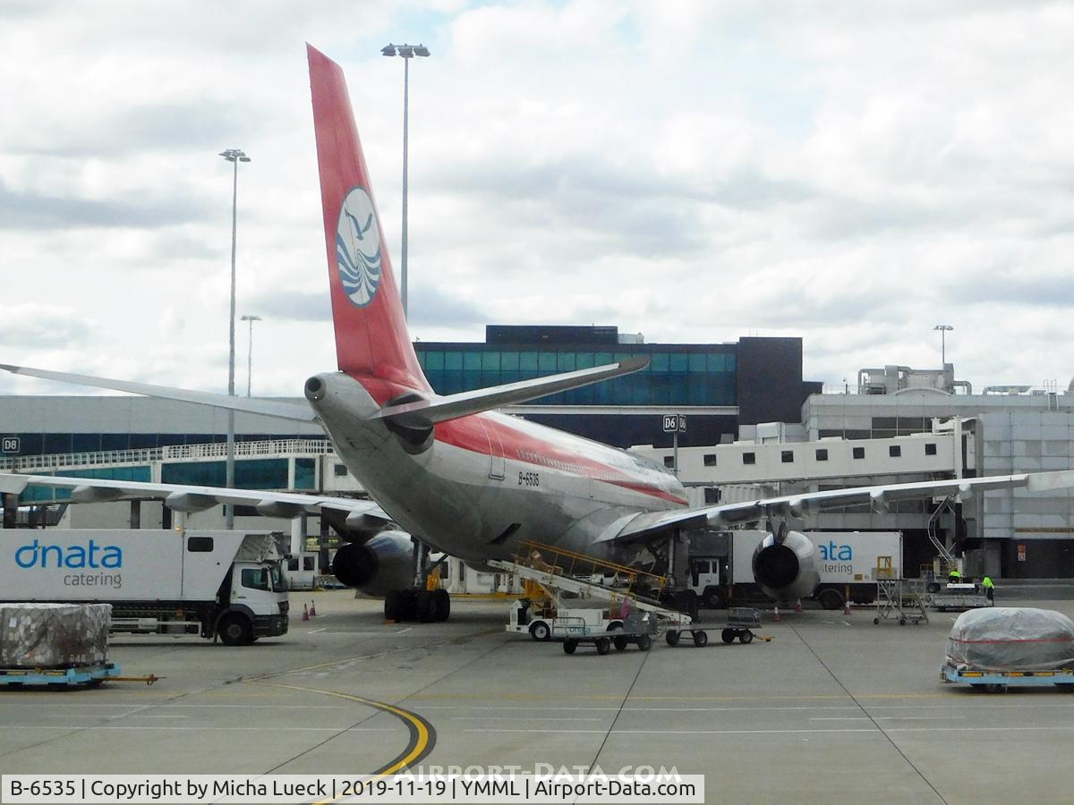 B-6535, 2011 Airbus A330-243 C/N 1241, At Tullamarine