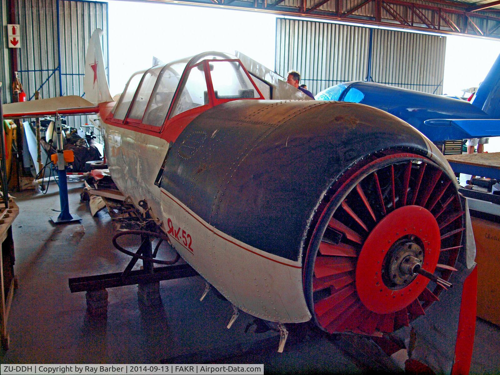 ZU-DDH, 1989 Aerostar Yak-52 C/N 899506, ZU-DDH   Yakovlev Yak-52 [899506] Krugersdorp-Oatlands~ZS 13/09/2014