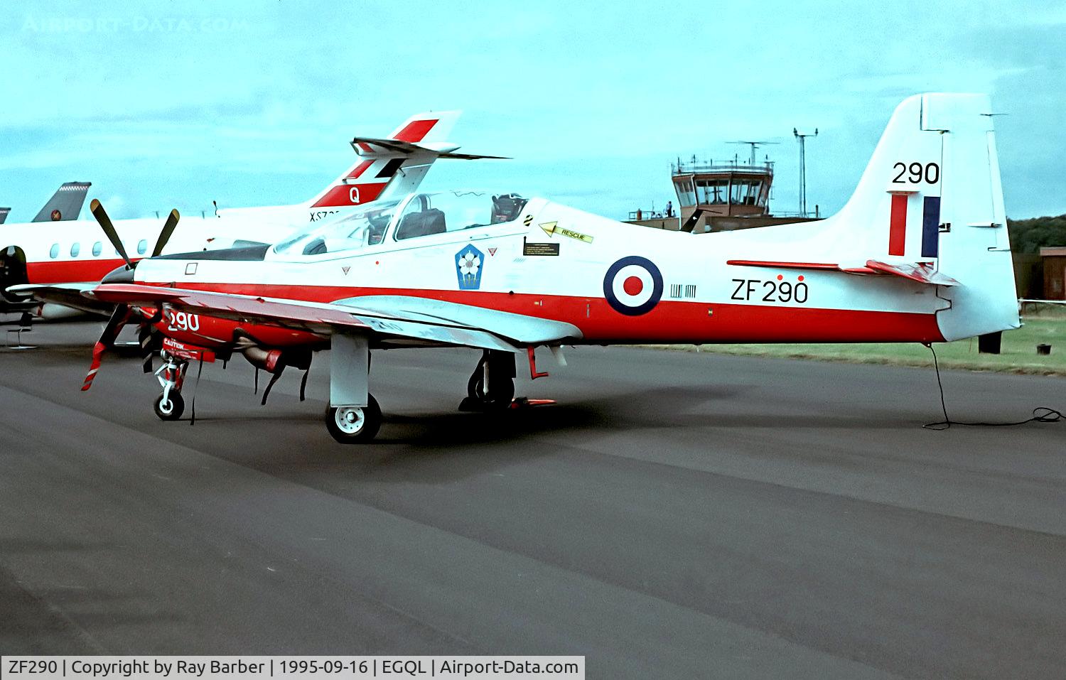 ZF290, 1991 Short S-312 Tucano T1 C/N S088/T61, ZF290   Short Emb-312 Tucano T.1 [T61] (Royal Air Force) RAF Leuchars~G 16/09/1995