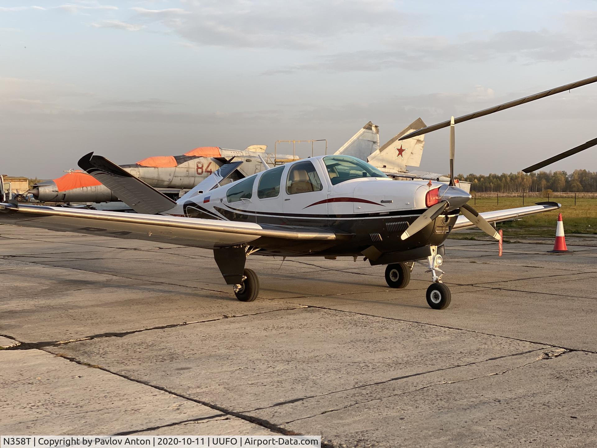 N358T, 1977 Beech V35B Bonanza Bonanza C/N D-9964, Now this plane lives in Russia. It has registration RA-07849