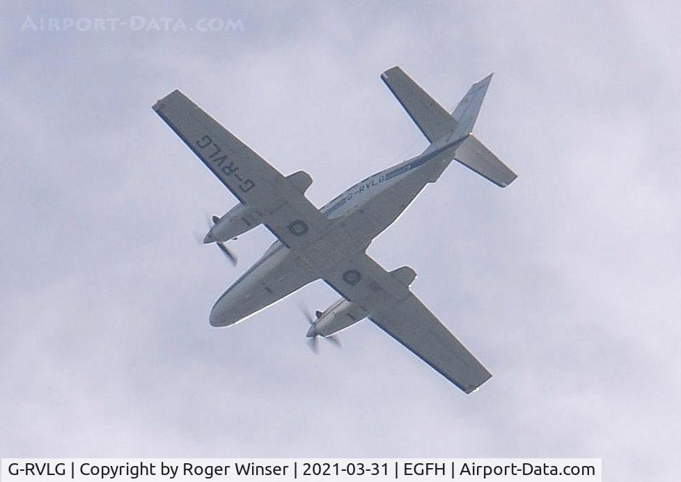 G-RVLG, 1987 Reims F406 Vigilant C/N F406-0017, Coastguard 63 having passed over Runway 04 at 4000 feet returning to base.