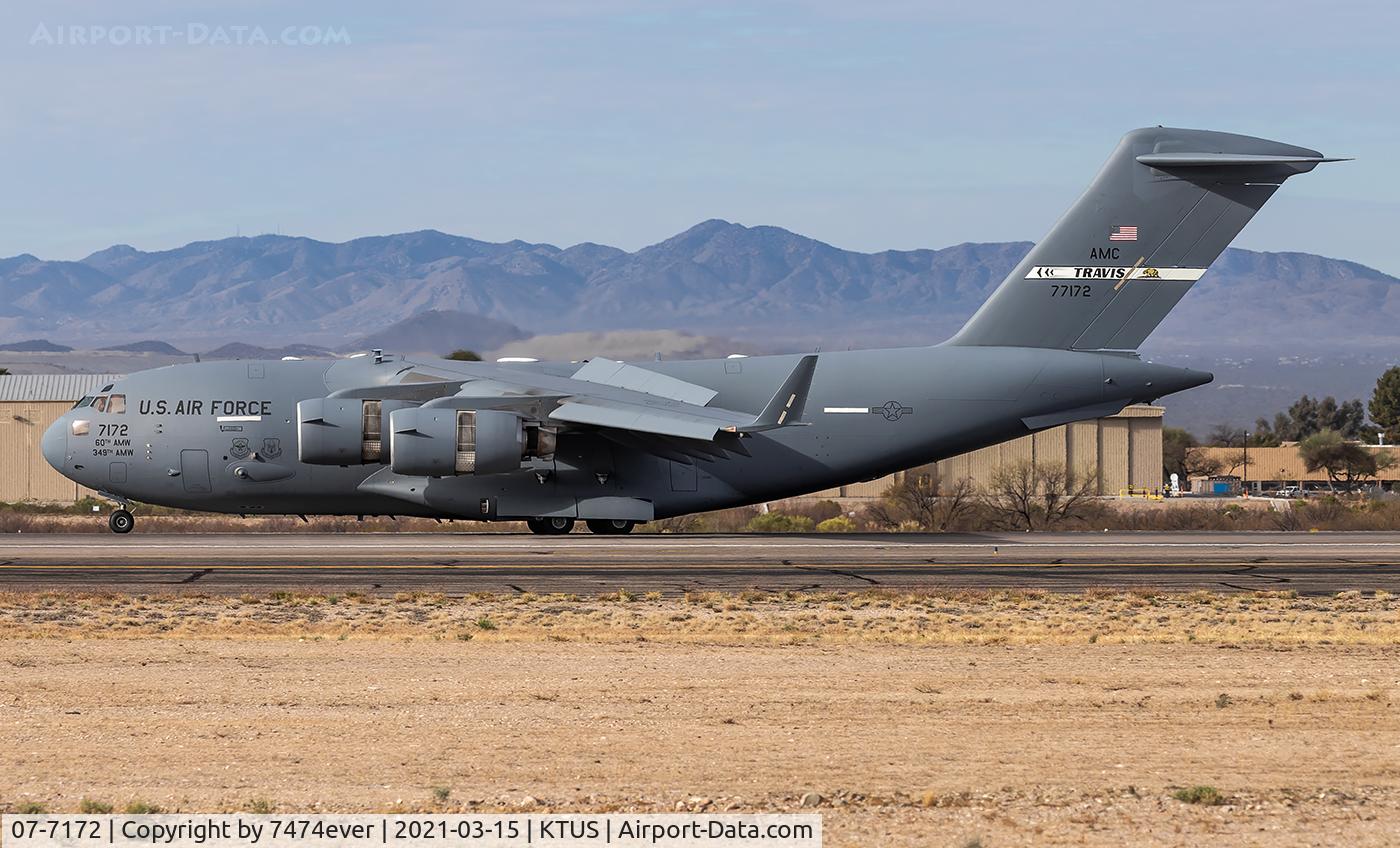 07-7172, 2007 Boeing C-17A Globemaster III C/N 50189/F188/P172, BLINR97