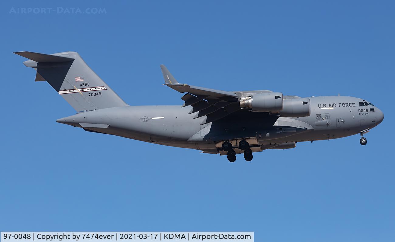 97-0048, 1997 Boeing C-17A Globemaster III C/N P-48, RHINO90