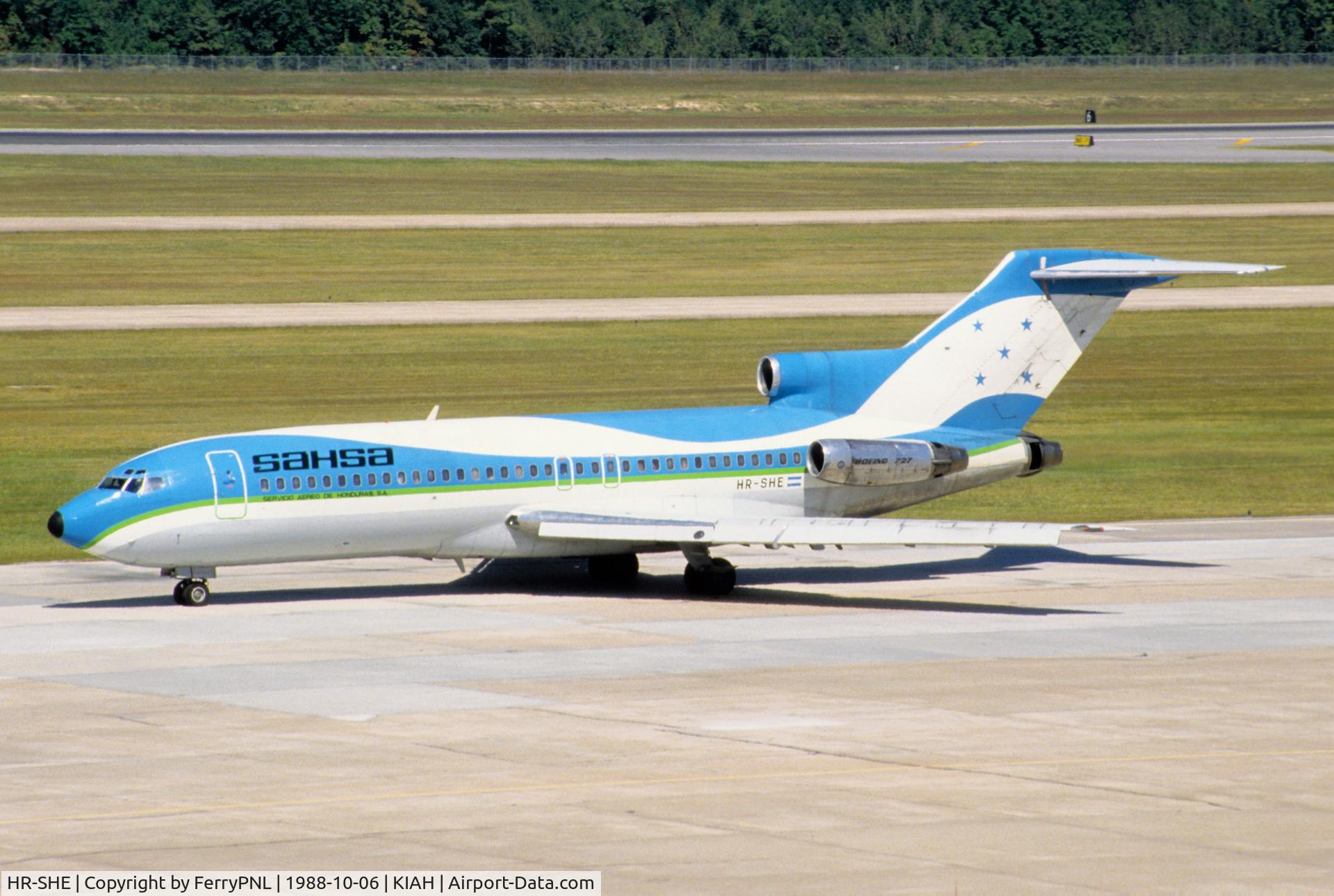 HR-SHE, 1965 Boeing 727-81 C/N 18823, SASHA B727