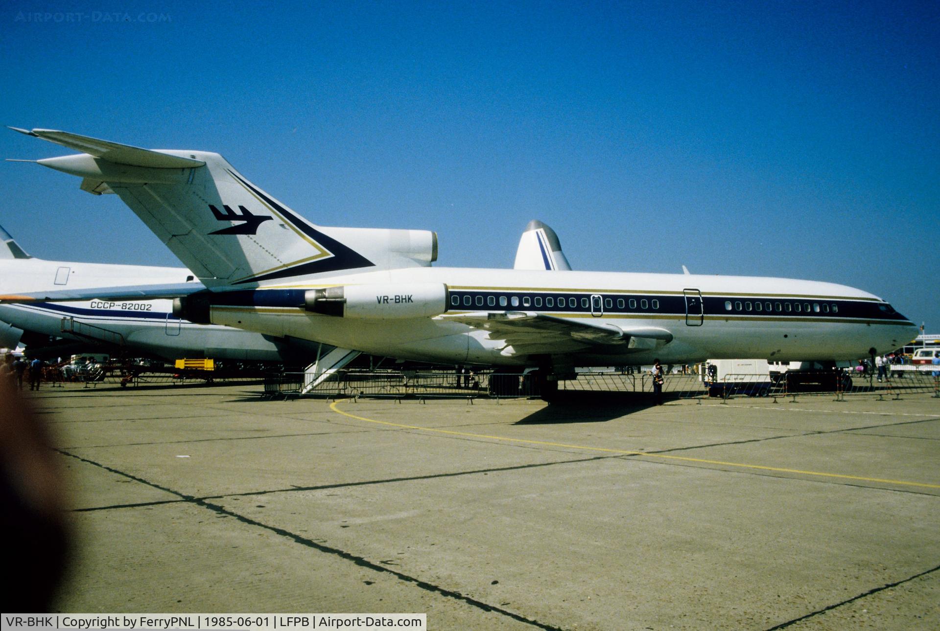 VR-BHK, 1965 Boeing 727-030 C/N 18933, Jet Aviation/Gulf Trading B727 on display