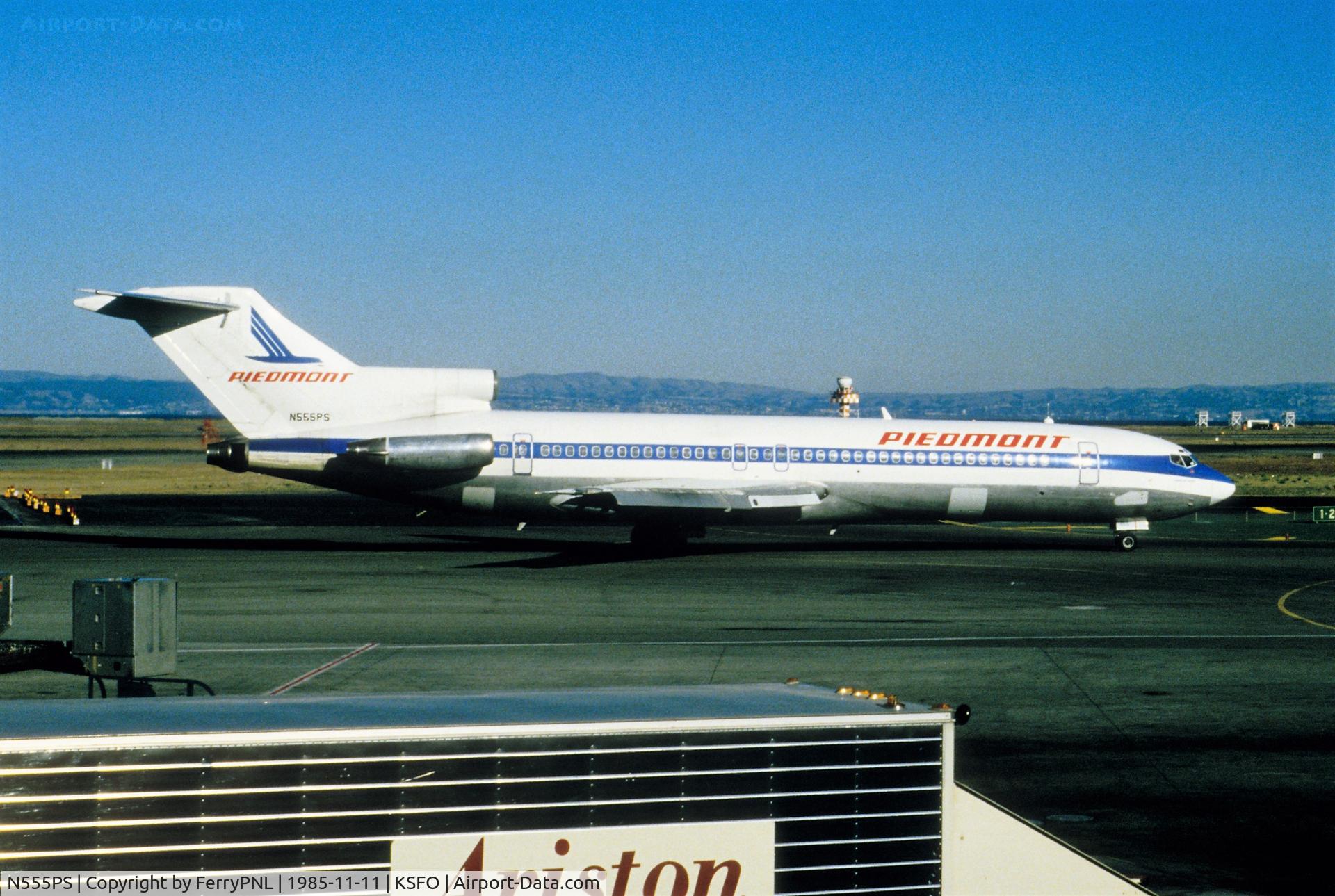 N555PS, 1978 Boeing 727-214 C/N 21512, Piedmont B727