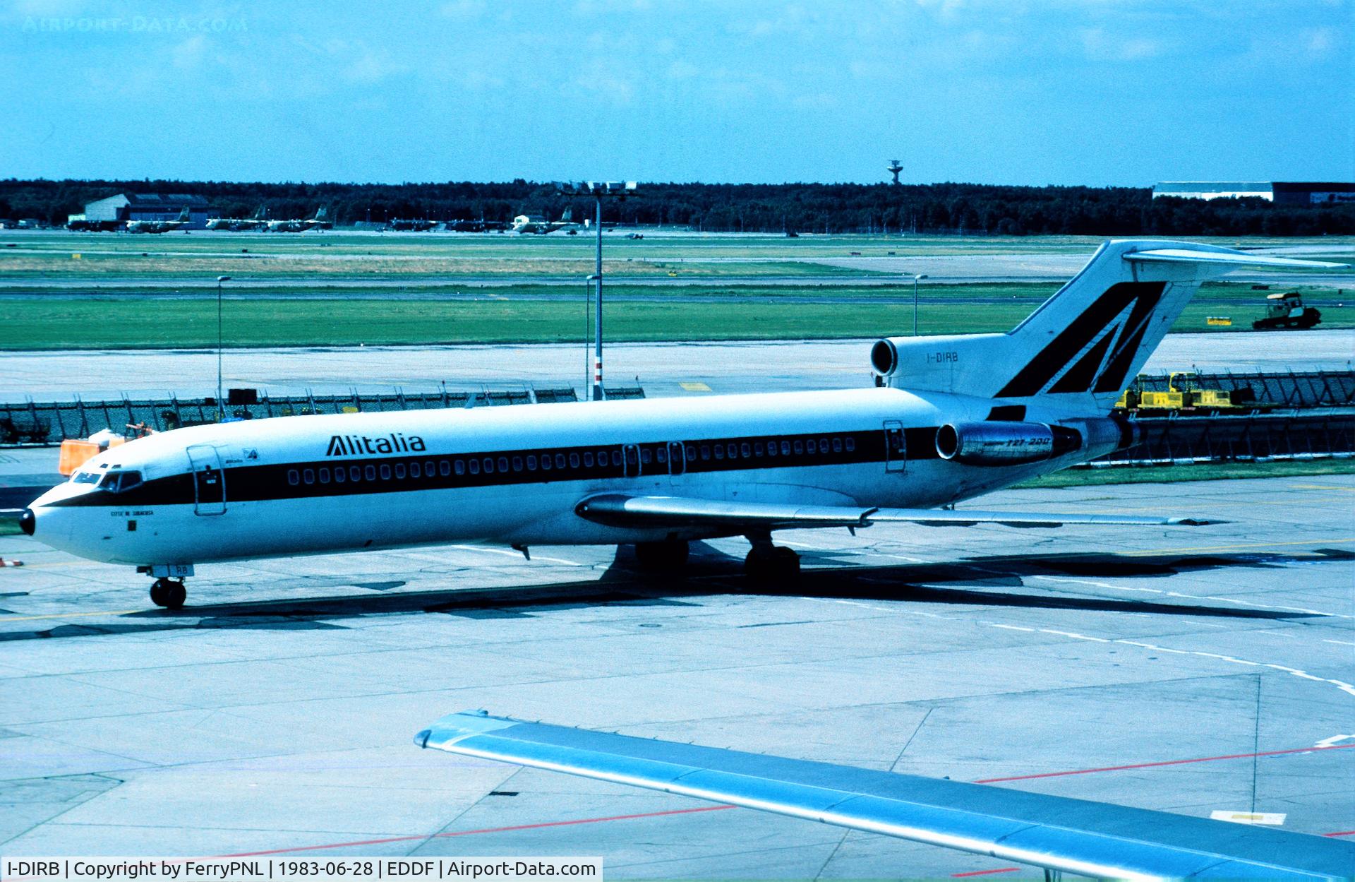 I-DIRB, 1976 Boeing 727-243 C/N 21268, Alitalia B727