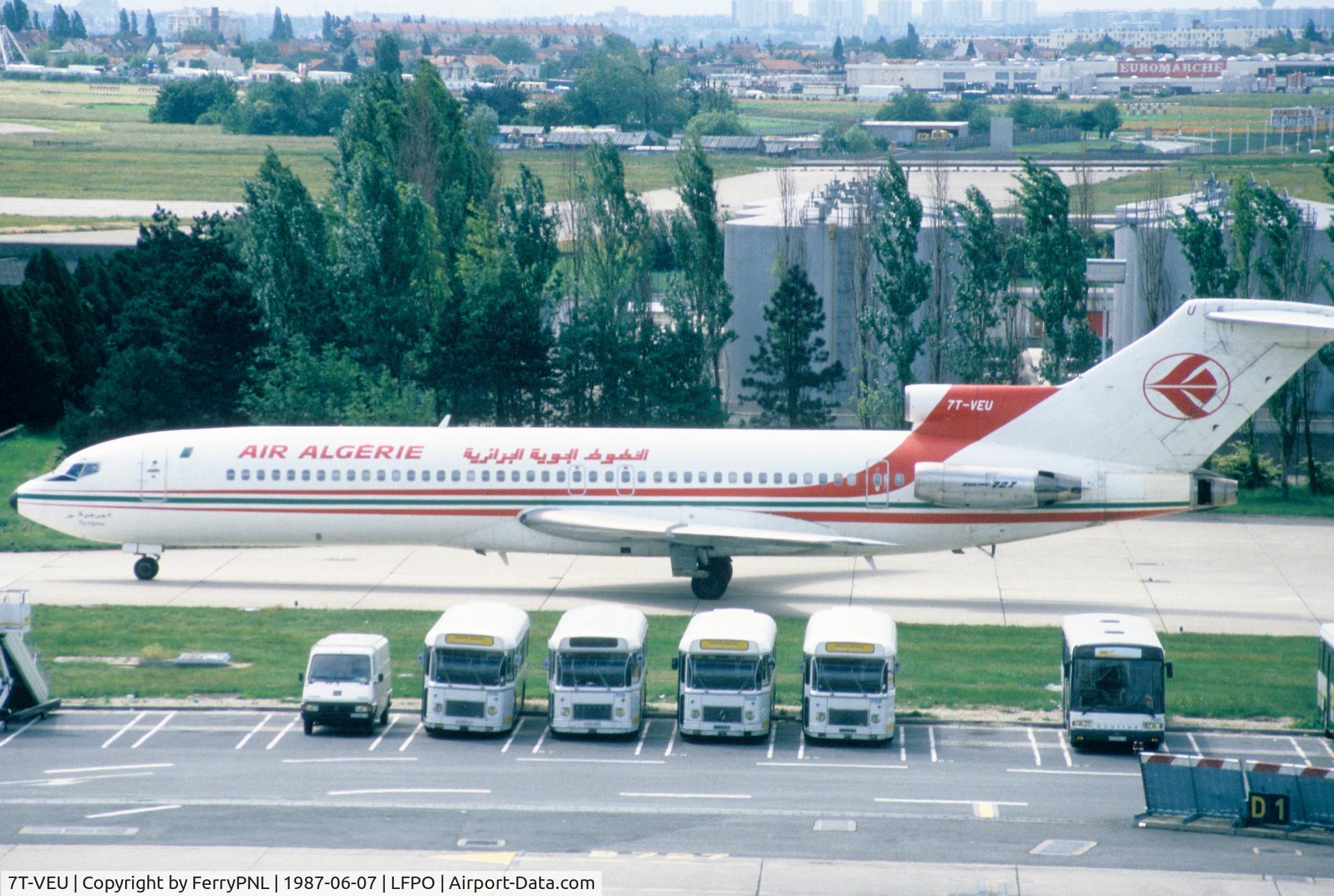 7T-VEU, 1980 Boeing 727-2D6 C/N 22373, Air Algerie B727