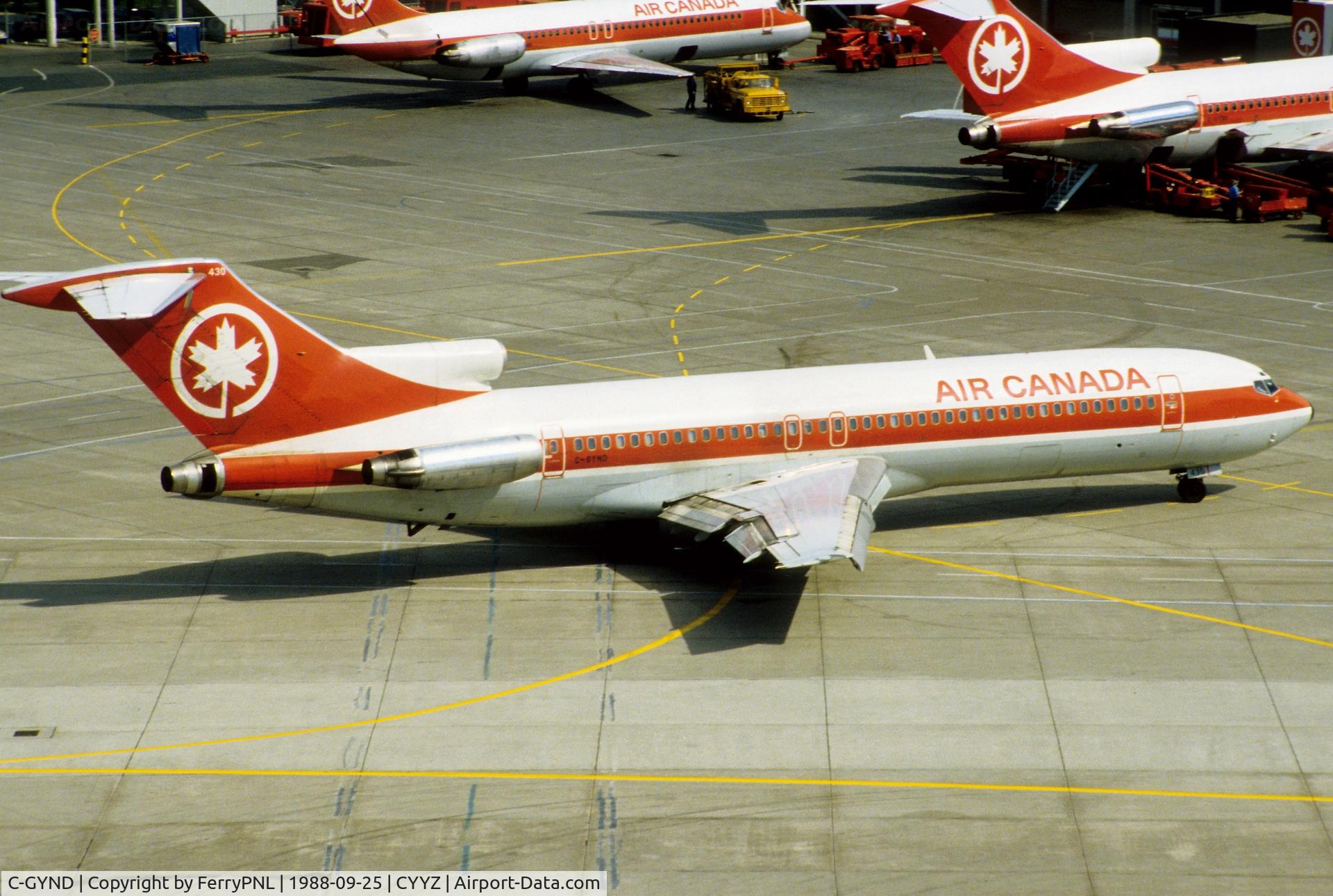 C-GYND, 1980 Boeing 727-233F C/N 22042, Air Canada B727