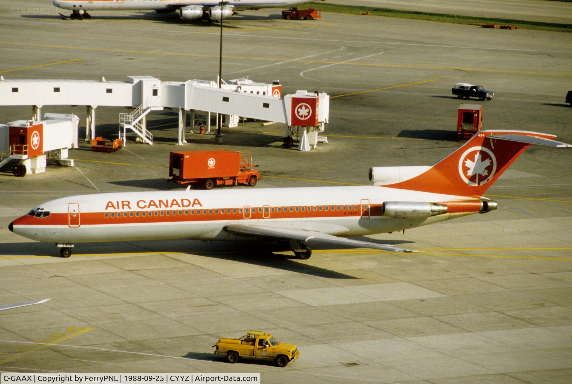 C-GAAX, 1980 Boeing 727-233F C/N 22036, Air Canada B727