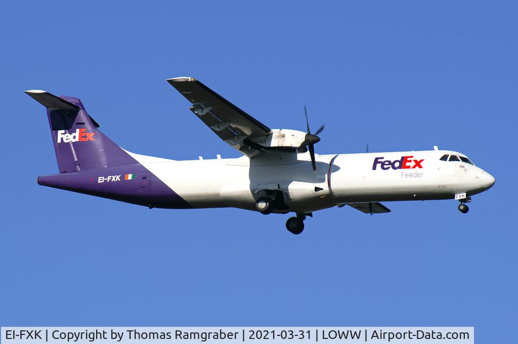 EI-FXK, 1991 ATR 72-202 C/N 256, FedEx - Federal Express (Feeder) ATR 72-202(F)