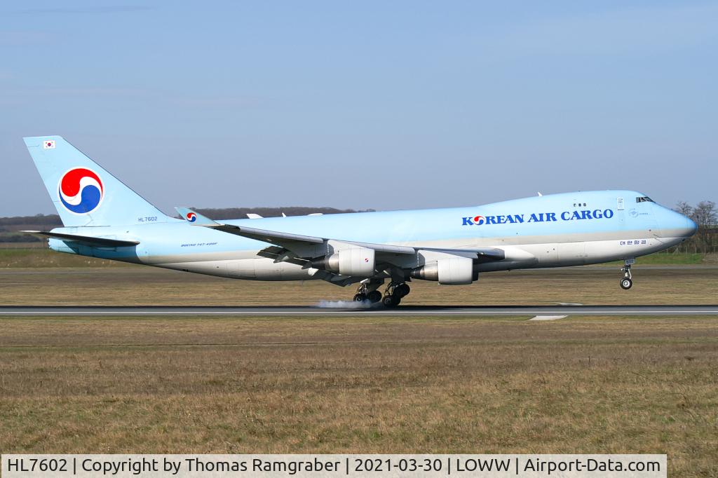 HL7602, 2005 Boeing 747-4B5F/SCD C/N 34301, Korean Air Cargo Boeing 747-4B5(F/SCD)