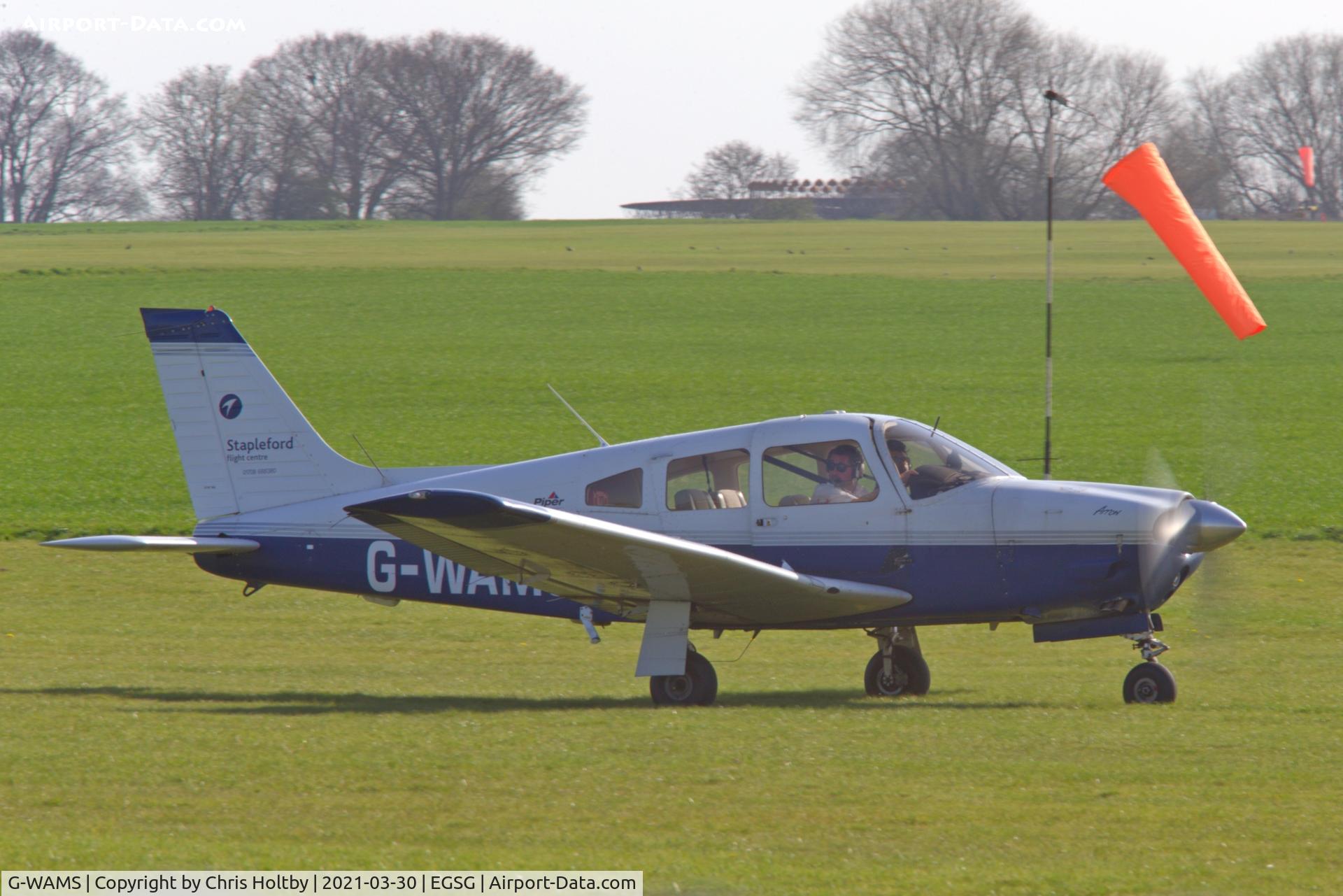 G-WAMS, 2001 Piper PA-28R-201 Cherokee Arrow III C/N 2844050, Landed at Stapleford Tawney, Essex