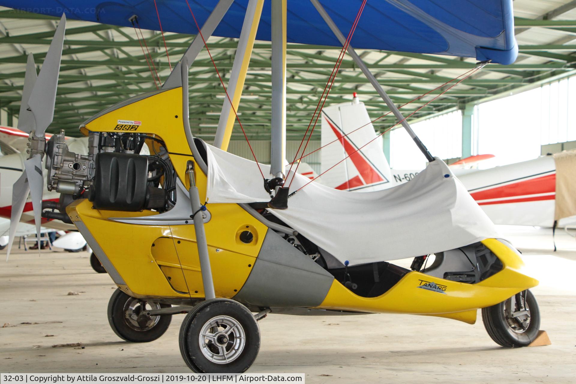 32-03, Air Creation iXess / Tanarg 582 HP Jaune C/N A06015-5154 / T06009, LHFM - Meidl Airport Fertöszentmiklós, Hungary