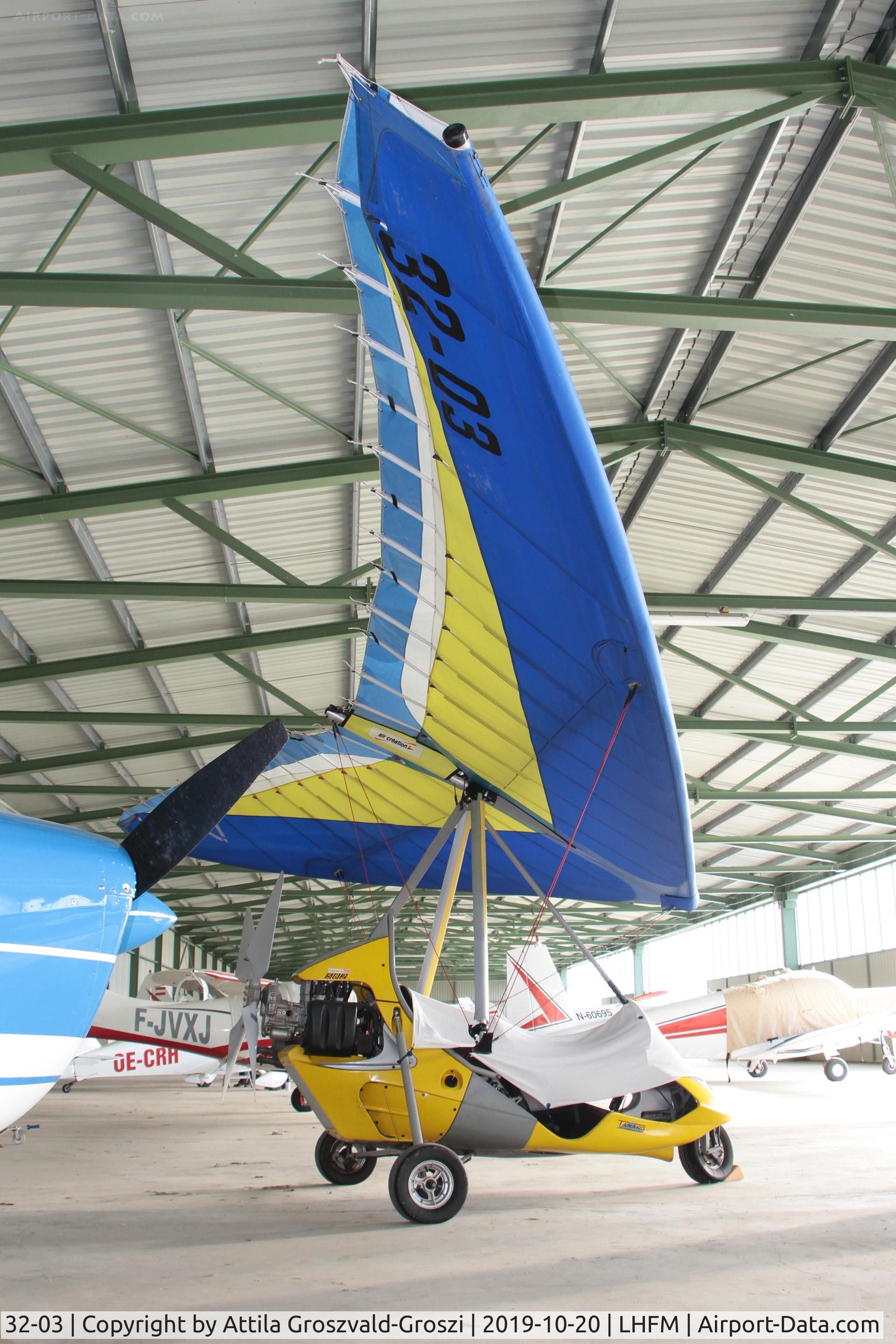 32-03, Air Creation iXess / Tanarg 582 HP Jaune C/N A06015-5154 / T06009, LHFM - Meidl Airport Fertöszentmiklós, Hungary