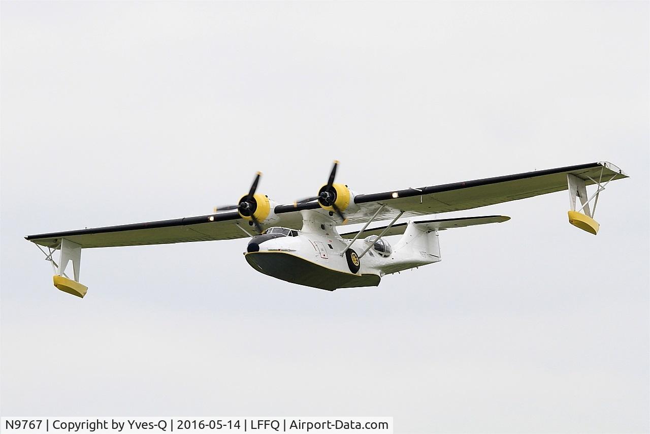 N9767, 1942 Boeing PBY-5A Catalina C/N 9767, Consolidated Vultee PBY-5A Catalina, On display, La Ferté-Alais airfield (LFFQ) Air show 2016