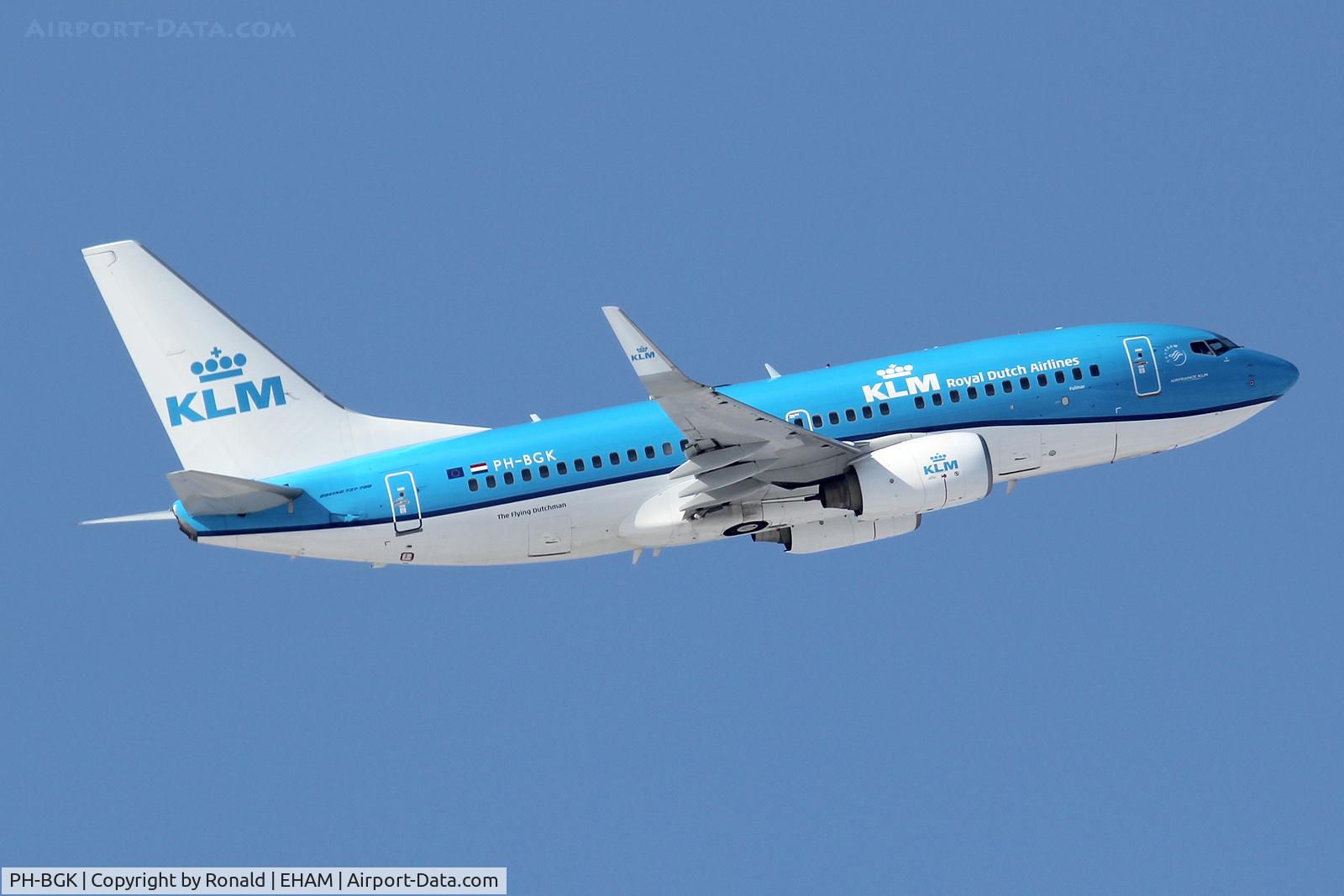 PH-BGK, 2010 Boeing 737-7K2 C/N 38054, at spl