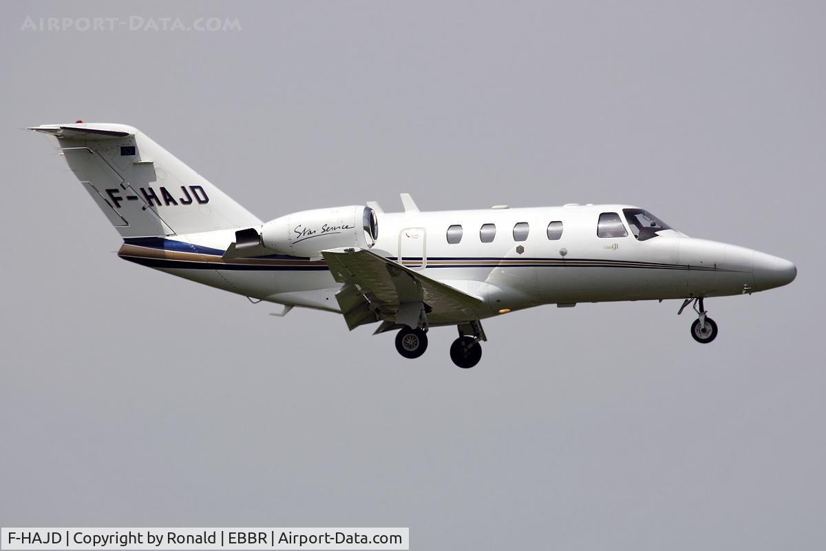 F-HAJD, 2003 Cessna 525 CitationJet CJ1 C/N 525-0523, at bru