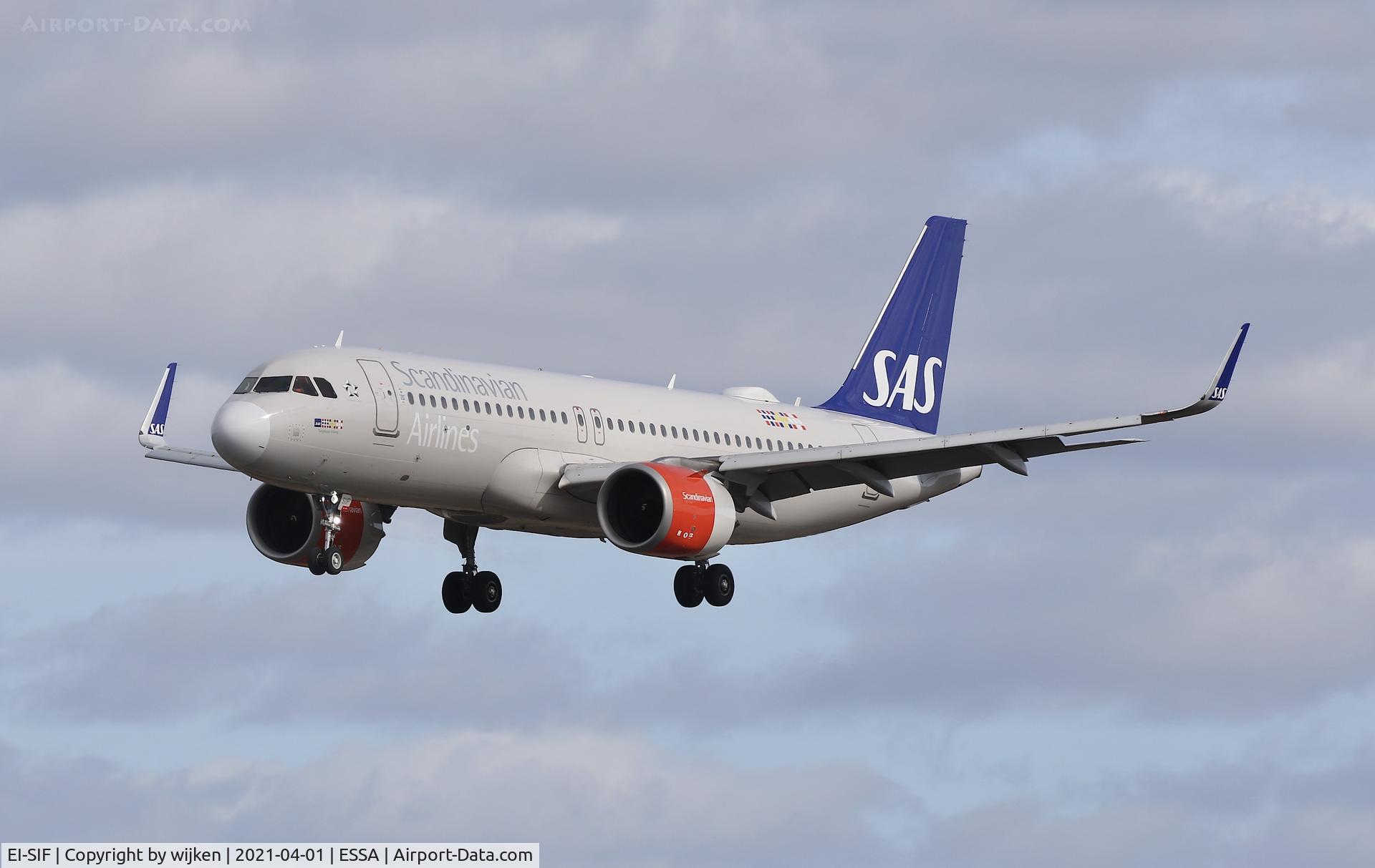 EI-SIF, 2018 Airbus A320-251N C/N 8109, RWY 26
